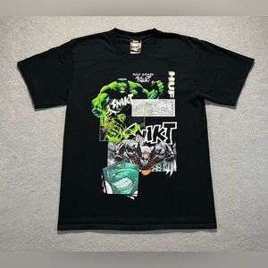 HUF x Marvel Hulk vs Wolverine “Smash Up” Graphic T-Shirt Men’s Medium Black